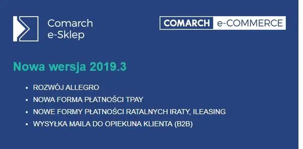 Comarch e-Sklep 2019.3