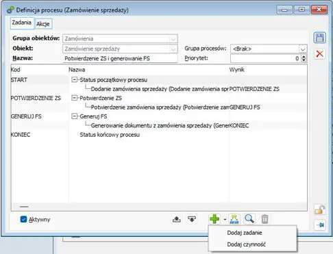 obsługa procesów w comarch erp xl