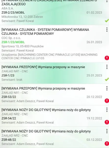 lista-czynnosci-serwisowych