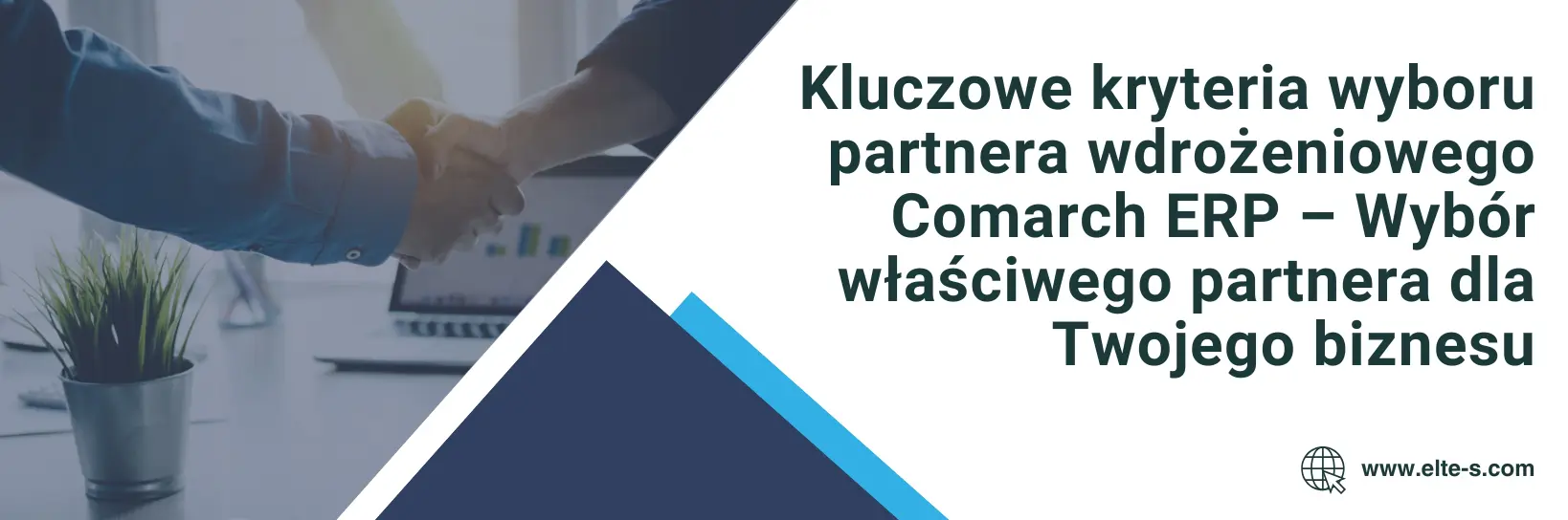Banner partner wdrożeniowy Comarch ERP