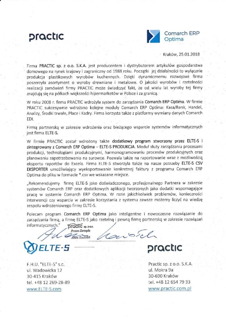 Elte-s referencje