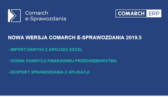 Comarch e-Sprawozdanie 2019.5