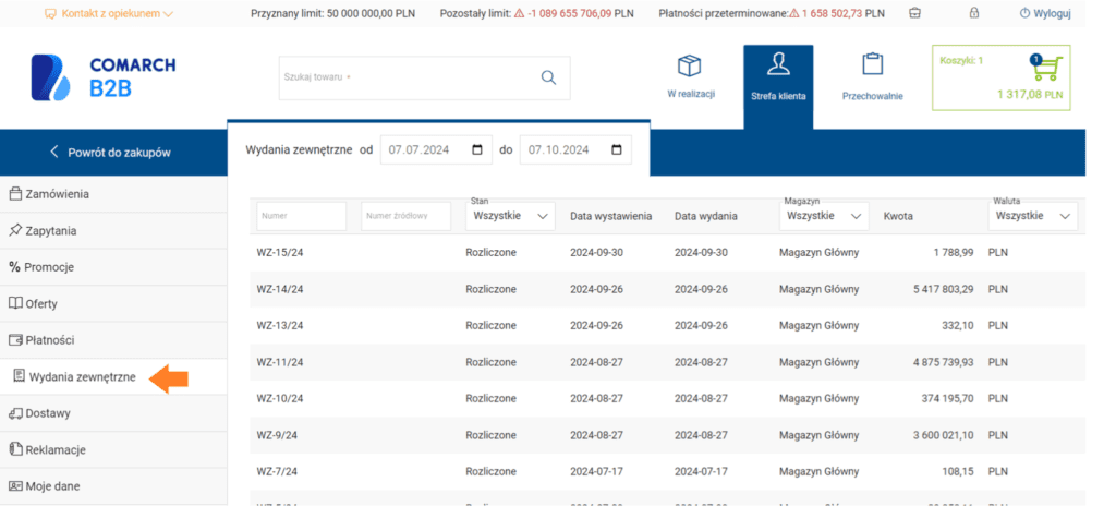 Wydania zewnętrzne