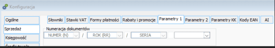 Zmiana numeracji dokumentów