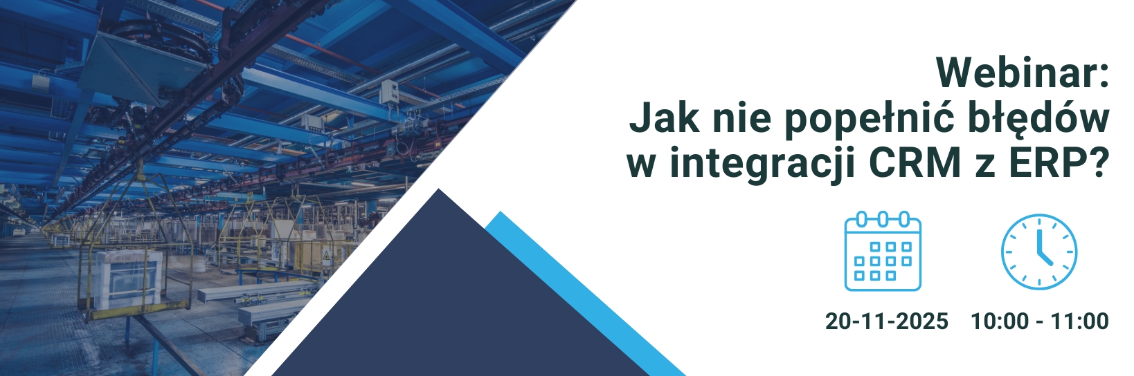 Banner - Webinar Jak nie popełnić błędów w integracji CRM z ERP