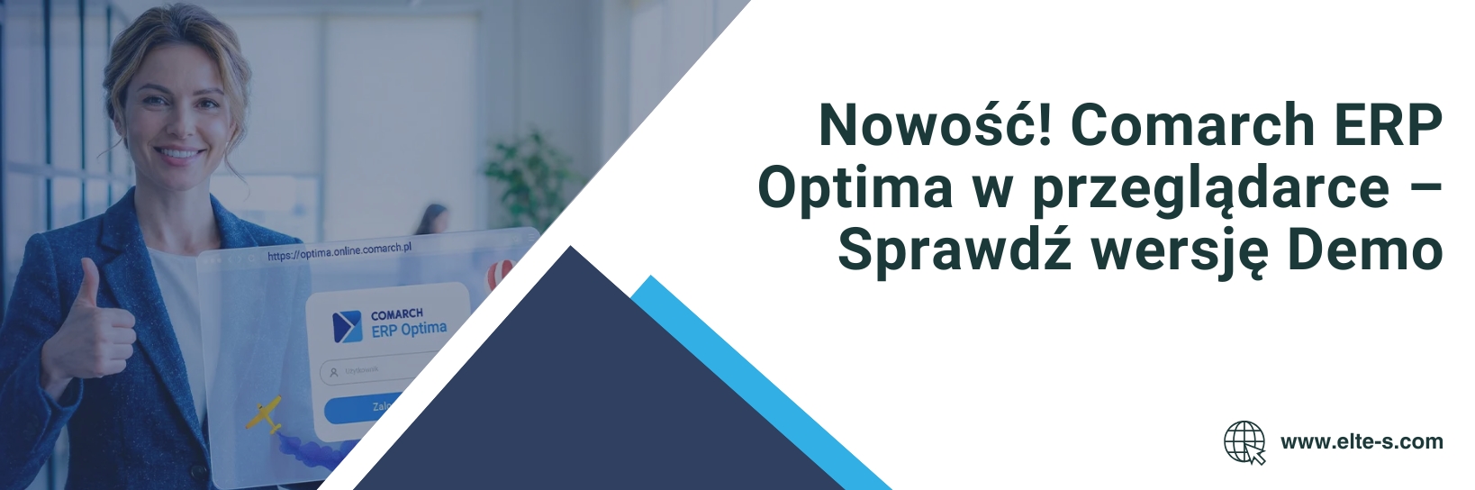 Banner - Nowość! Comarch ERP Optima w przeglądarce – Sprawdź wersję Demo1